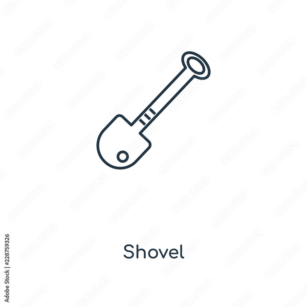shovel icon vector shovel icon vector