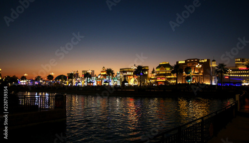 lake view at night © libin