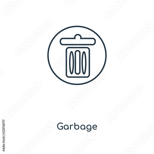 garbage icon vector