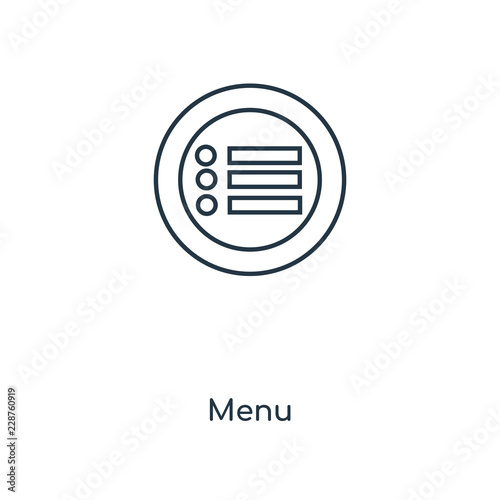 menu icon vector