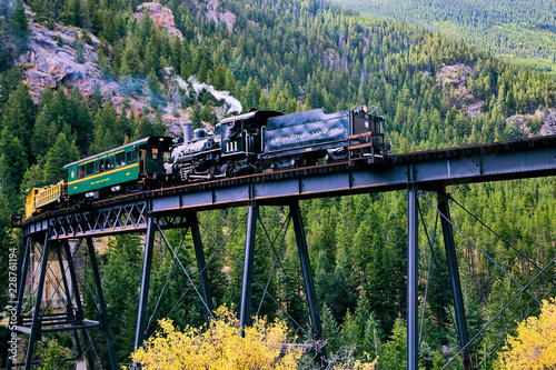 Train in Georgetown, Colorado mountains