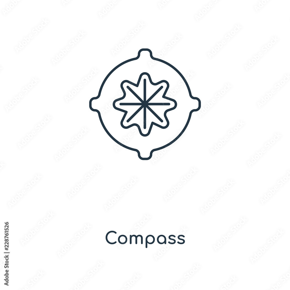 compass icon vector compass icon vector