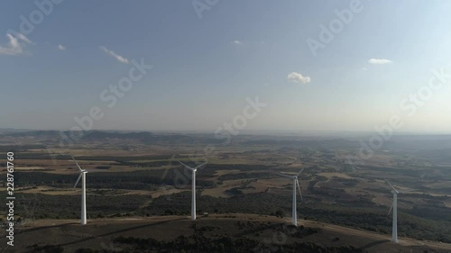 Wind Power on Sierra del Perd√≥n Navarra photo