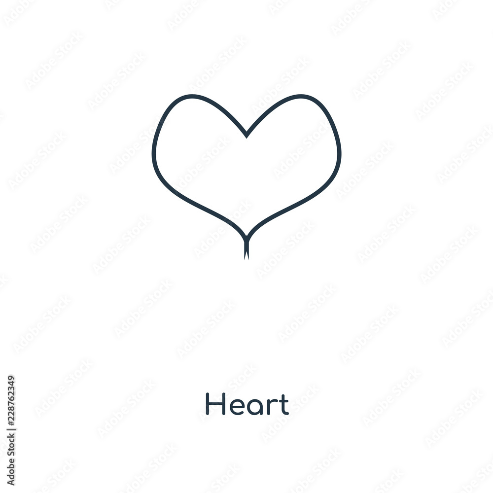 heart icon vector