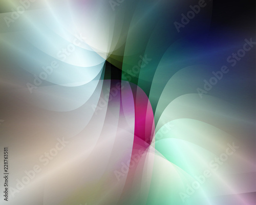 Abstract vector background composed of simple elements