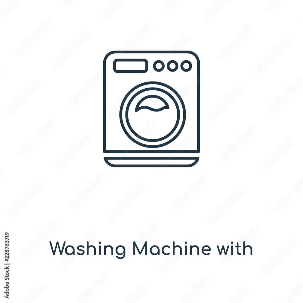 washing machine with dots icon vector
