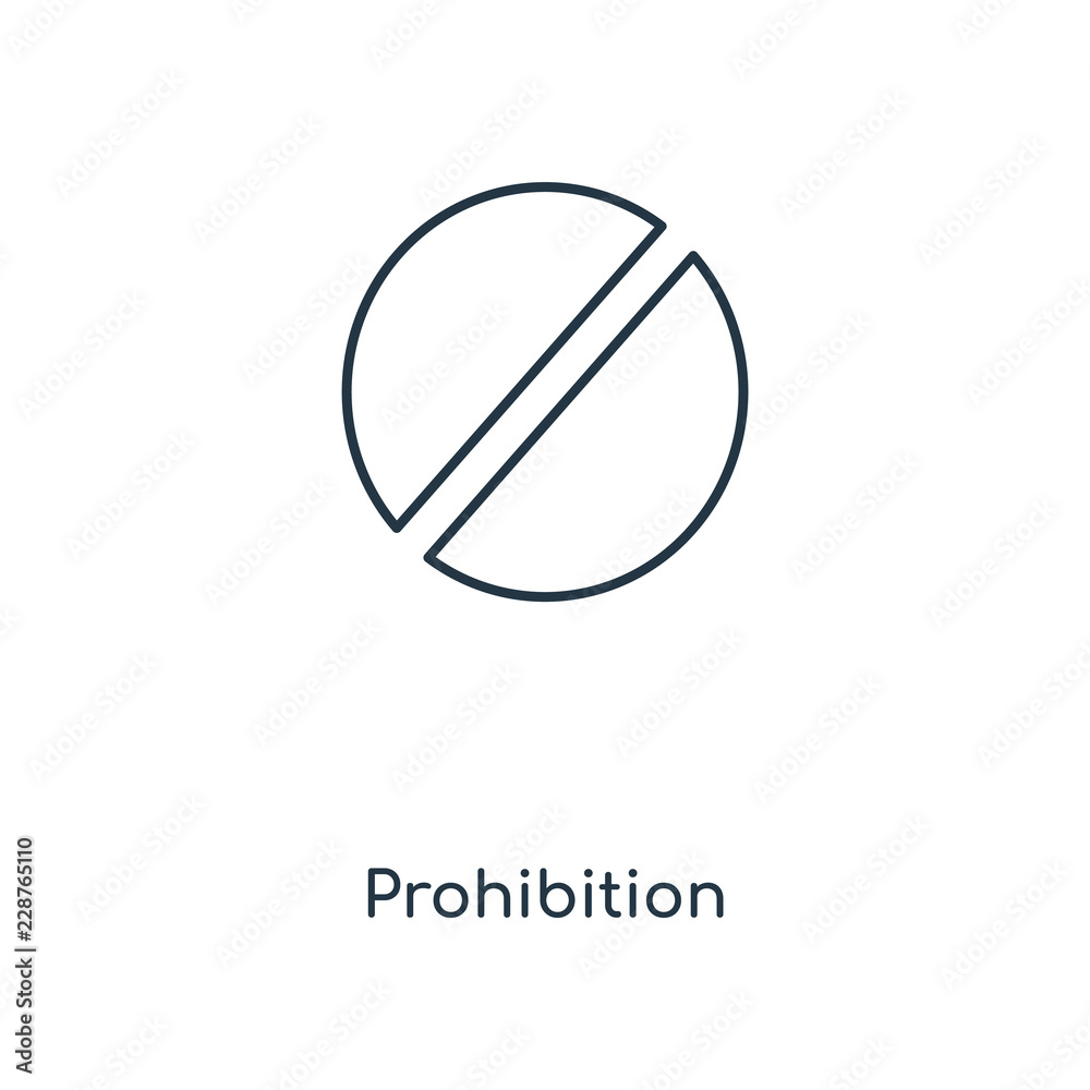 prohibition icon vector prohibition icon vector