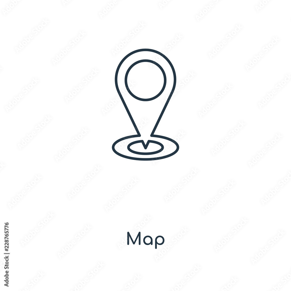 map icon vector map icon vector