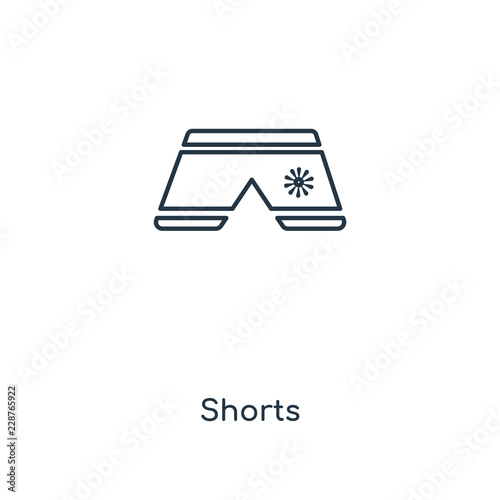 shorts icon vector