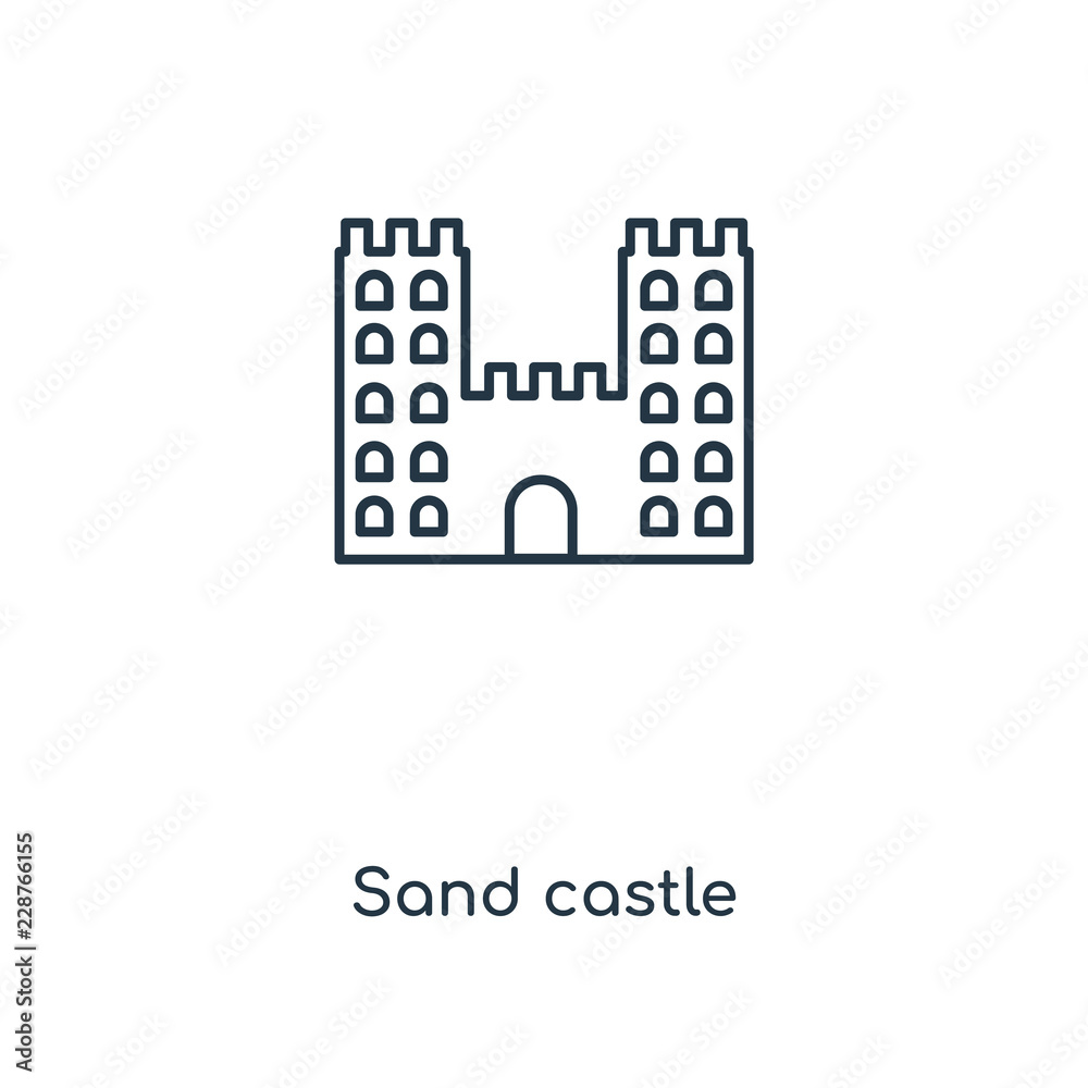 sand castle icon vector sand castle icon vector