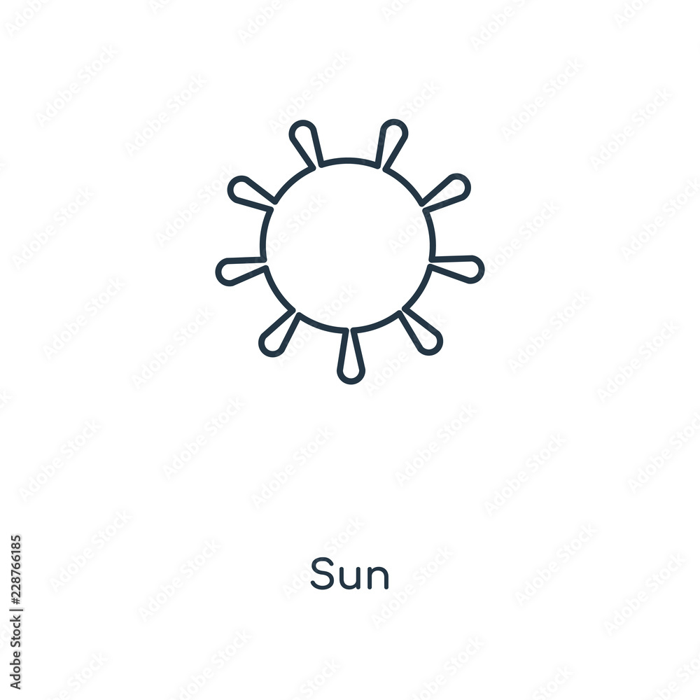 sun icon vector sun icon vector