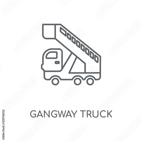 gangway truck icon