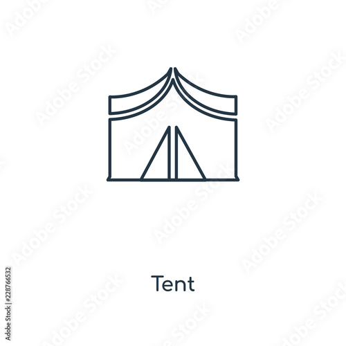 tent icon vector