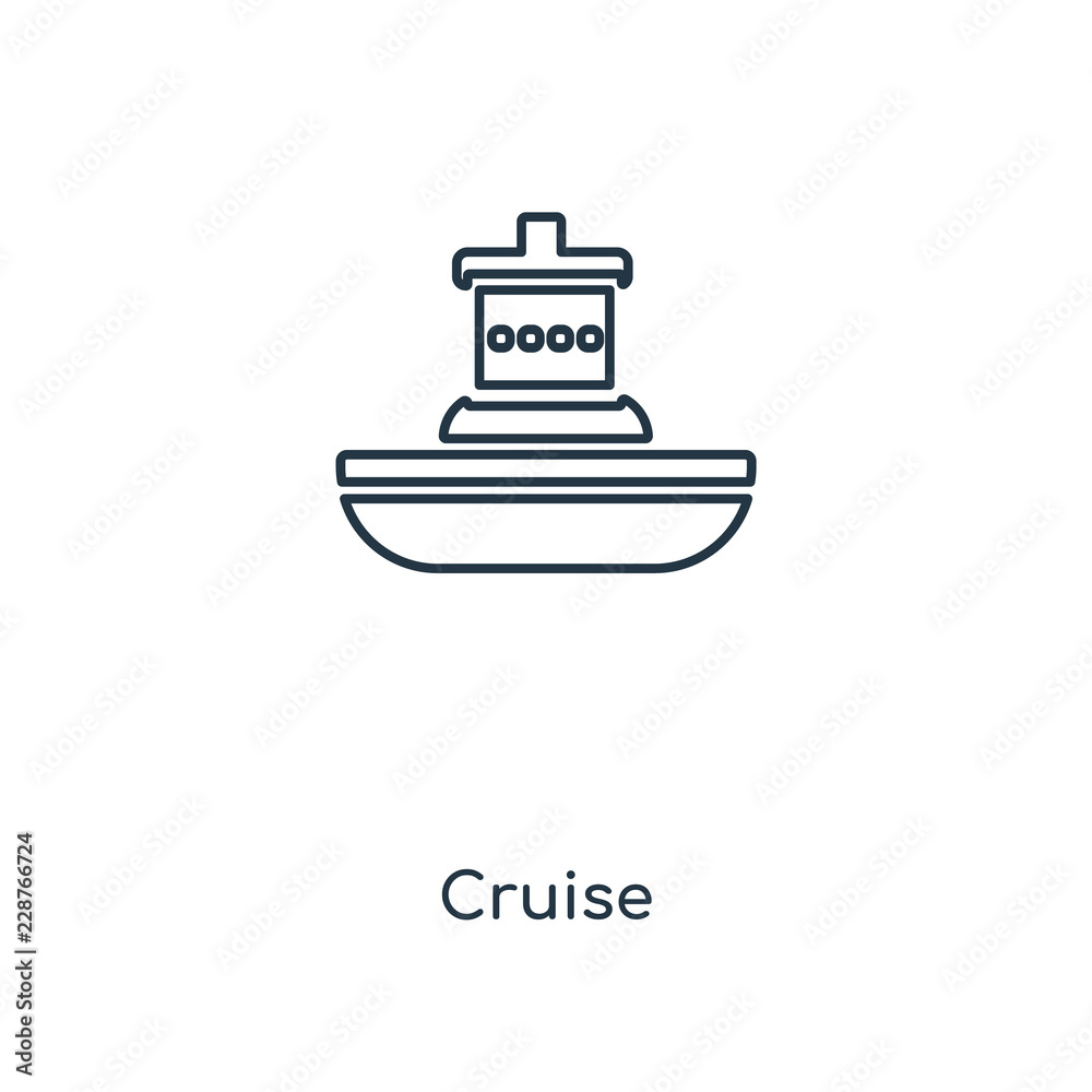 cruise icon vector cruise icon vector