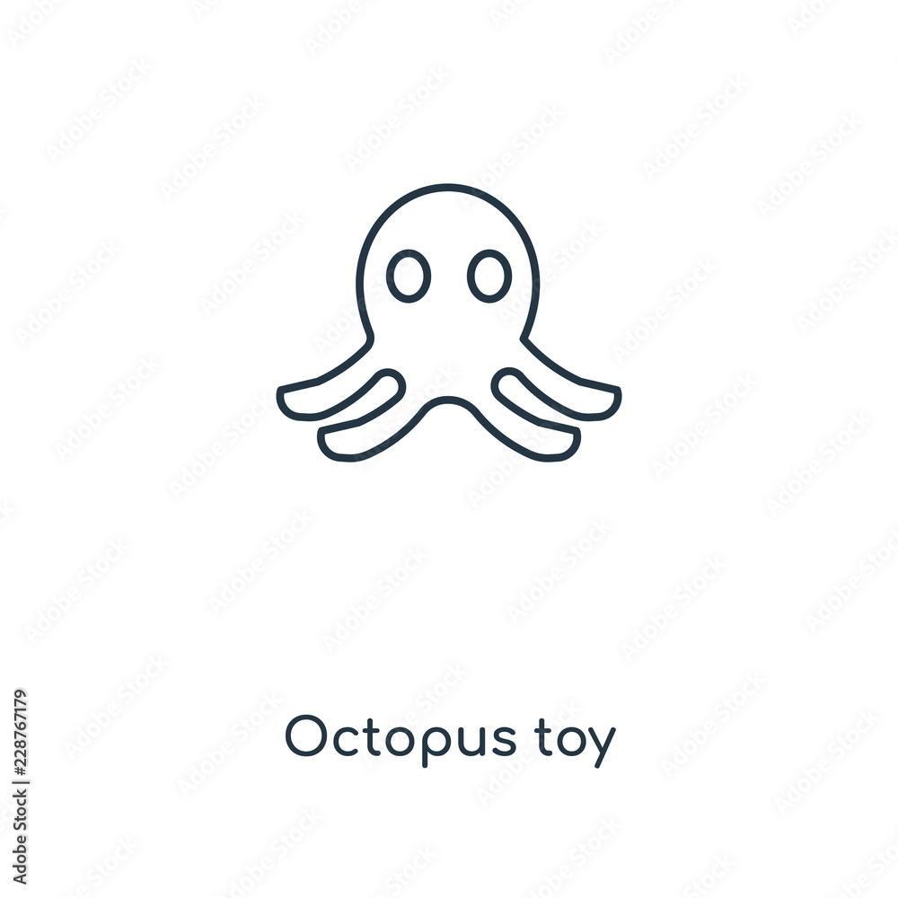 octopus toy icon vector octopus toy icon vector