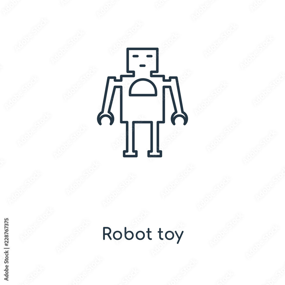 robot toy icon vector robot toy icon vector