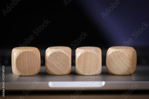 Blank Wooden Cubes