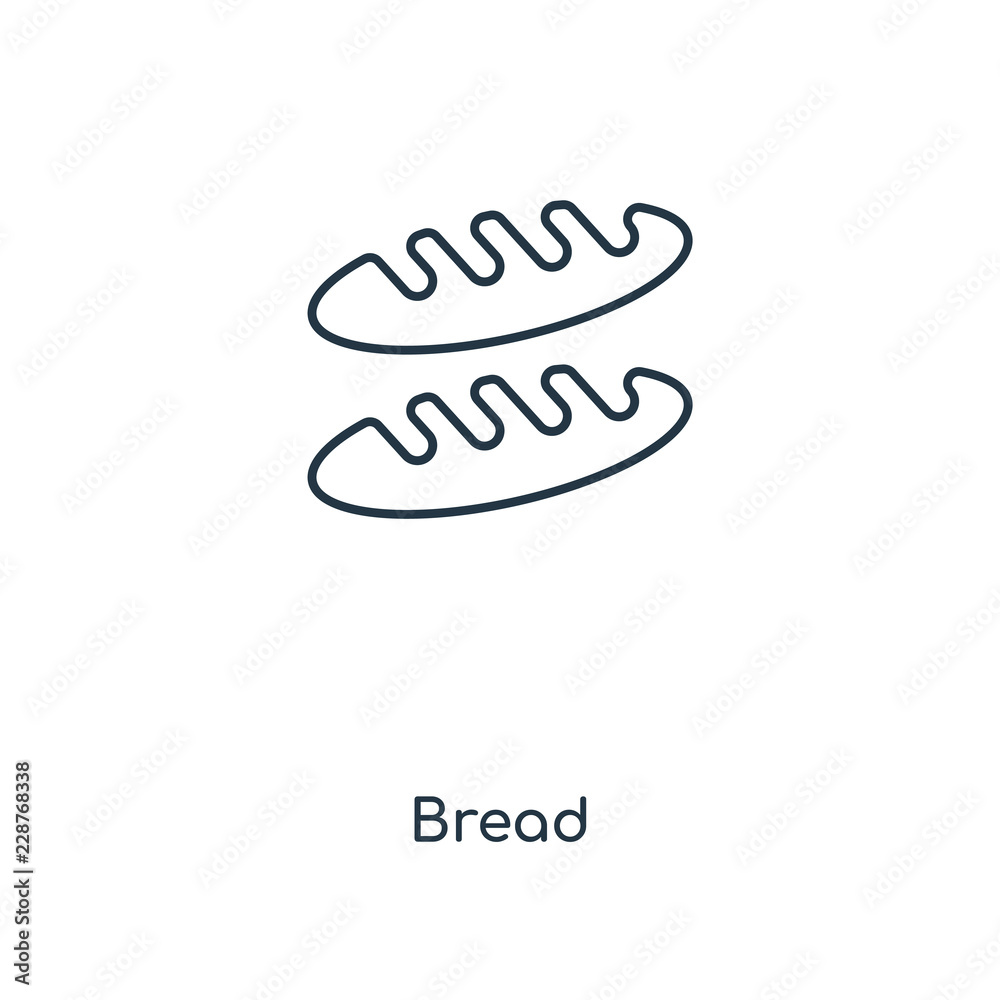 Fototapeta premium bread icon vector