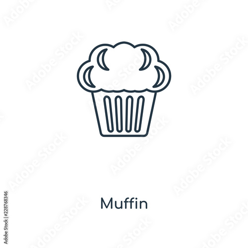muffin icon vector