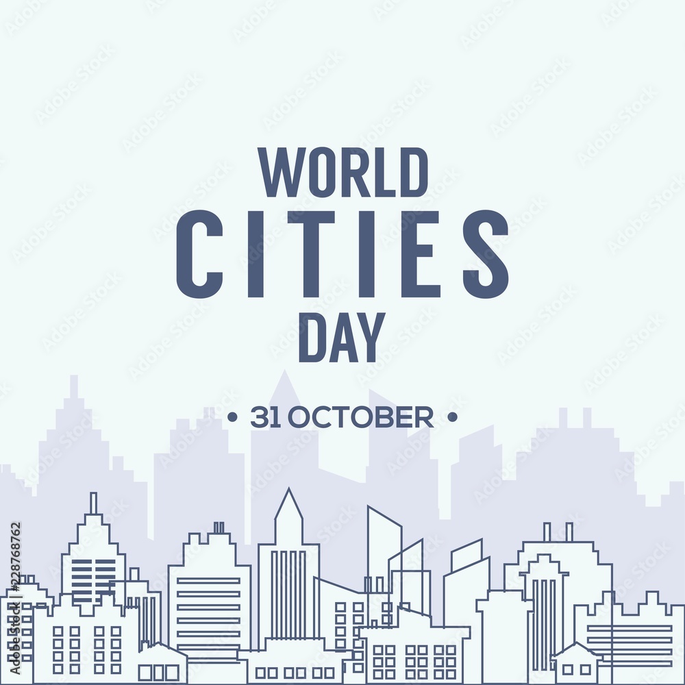 world cities day design