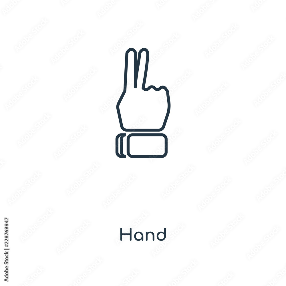hand icon vector hand icon vector