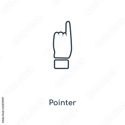 pointer icon vector