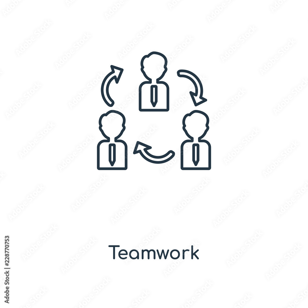 teamwork icon vector