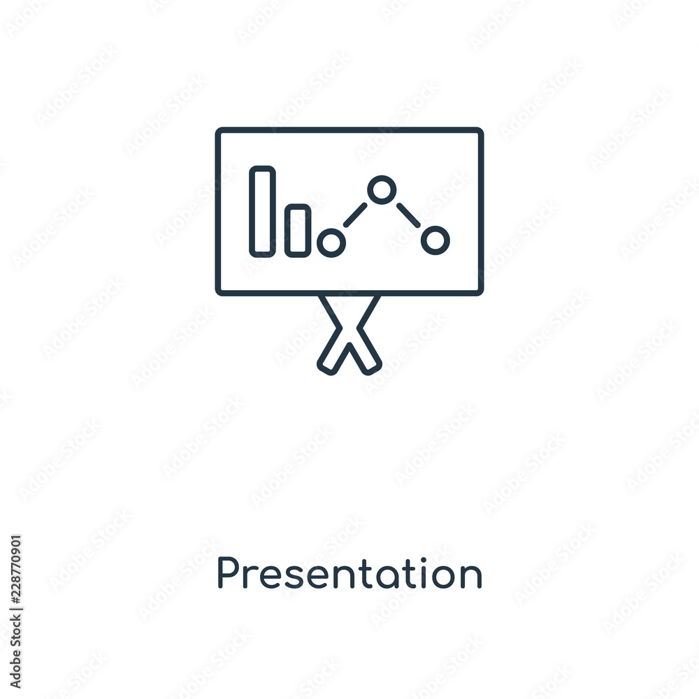 presentation icon vector presentation icon vector