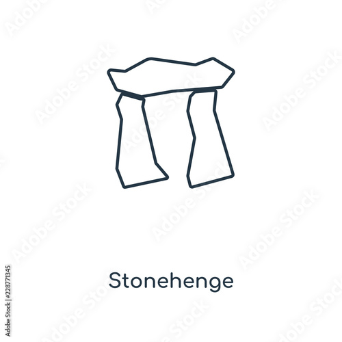 stonehenge icon vector