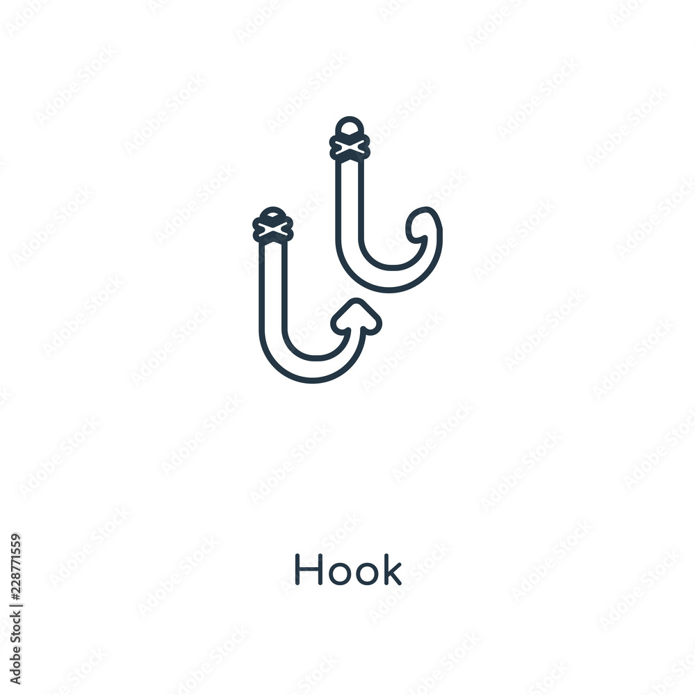 hook icon vector hook icon vector
