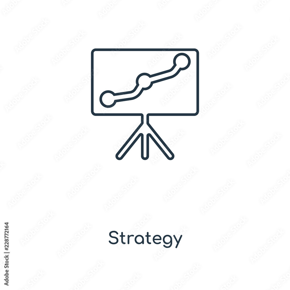 strategy icon vector strategy icon vector