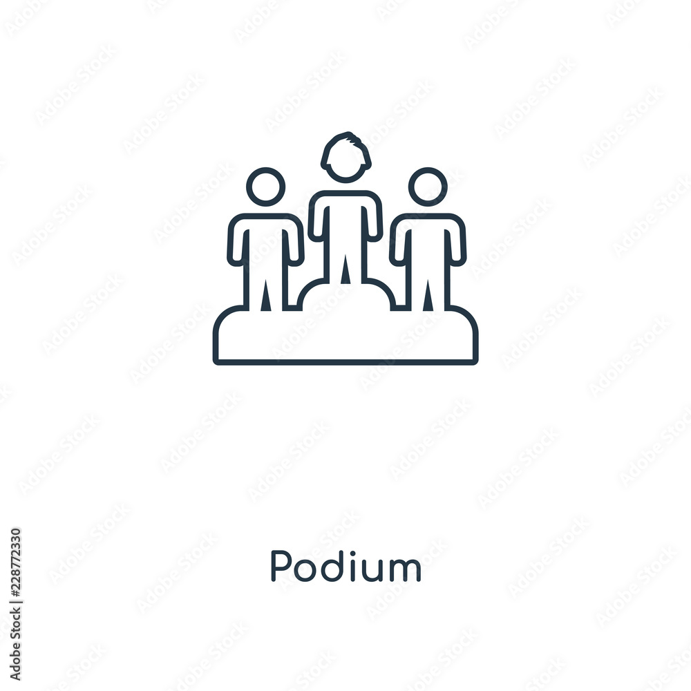 podium icon vector podium icon vector