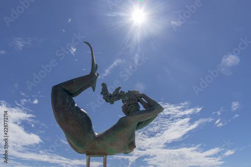 mazatlan playa ciudad mexico estatuas cielo mar azulado © ClicksdeMexico