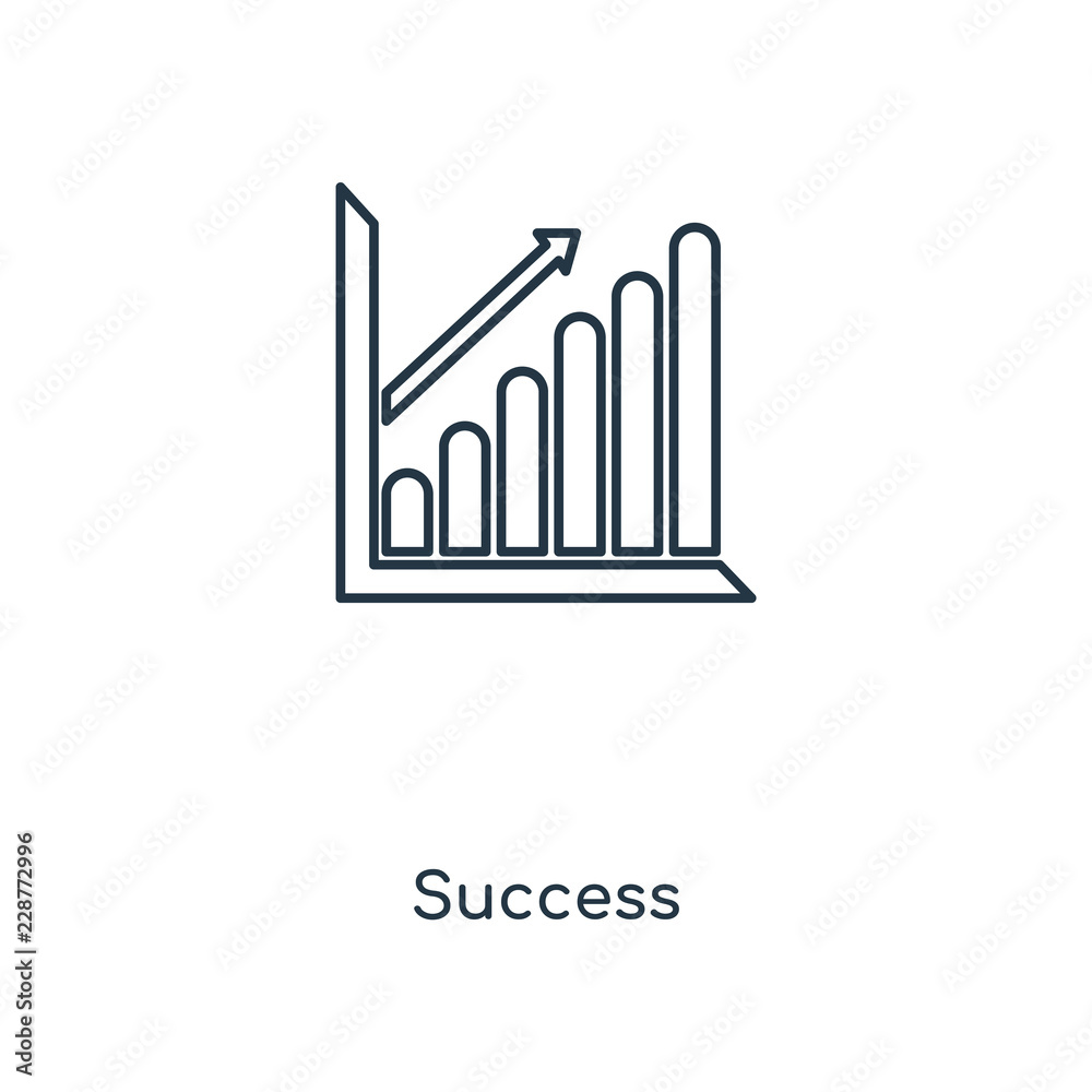 Obraz premium success icon vector