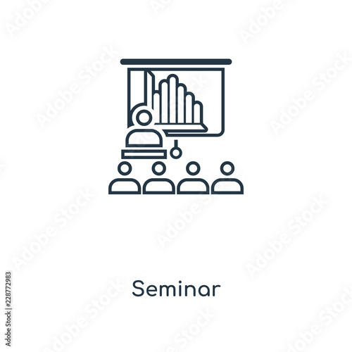 seminar icon vector