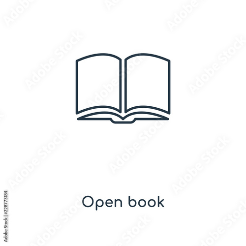 open book icon vector