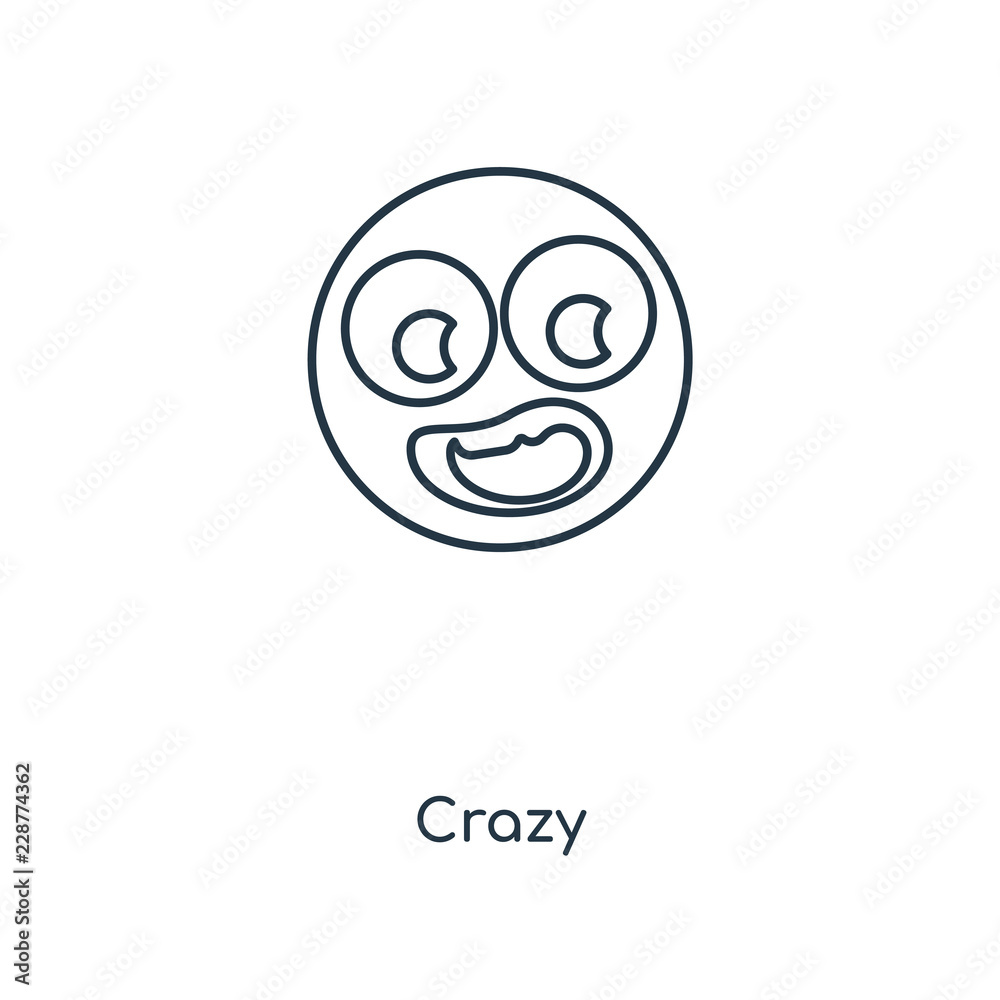 crazy icon vector crazy icon vector
