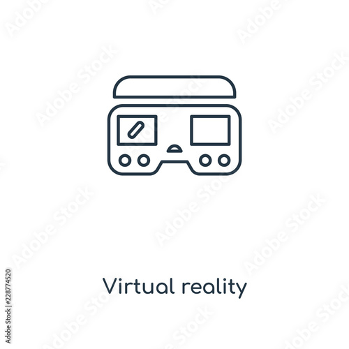 virtual reality icon vector © TOPVECTORSTOCK
