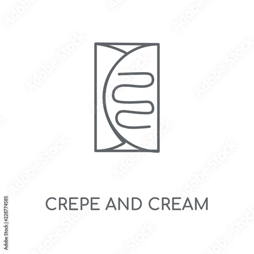 crepe and cream icon