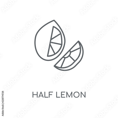 half lemon icon