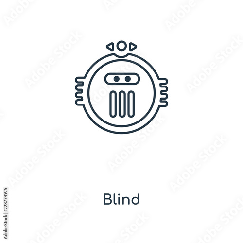 blind icon vector