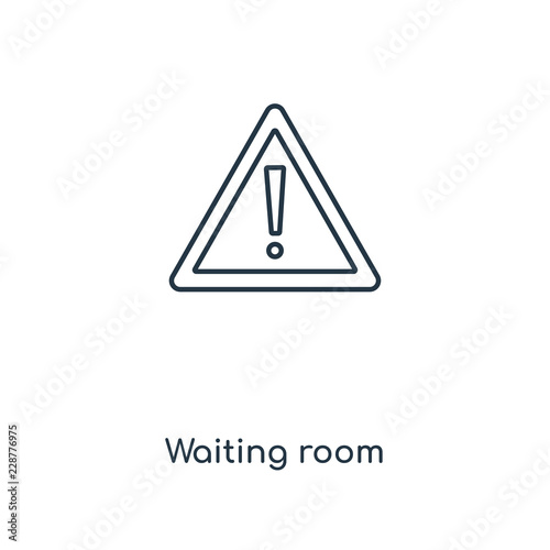 waiting room icon vector