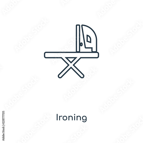 ironing icon vector