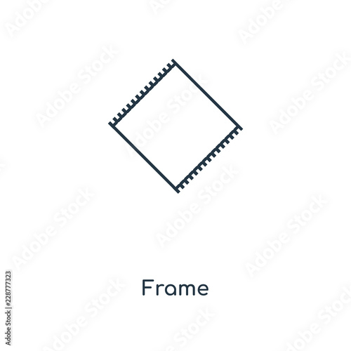 frame icon vector photo