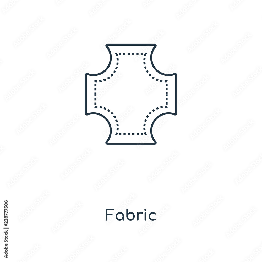 fabric icon vector
