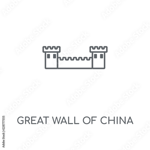 great wall of china icon