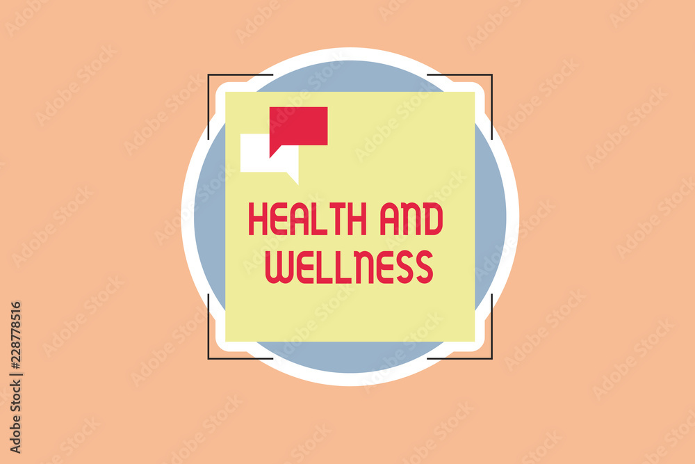 Writing note showing Health And Wellness. Business photo showcasing state of complete physical, mental and social wellbeing. Writing note showing Health And Wellness. Business photo showcasing state of complete physical, mental and social wellbeing.