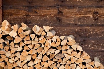 Fototapete Brennholz Textur Brennholz  © images and videos