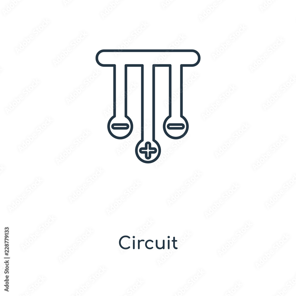 circuit icon vector circuit icon vector