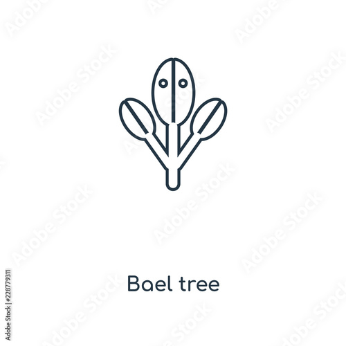 bael tree icon vector
